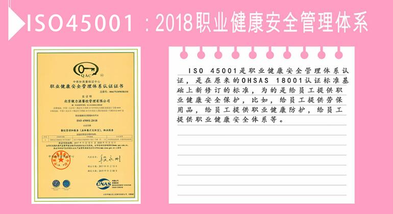 ISO45001:2018職業健康安全管理體系